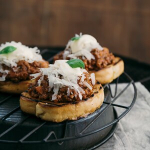 Leftover Bolognese Sliders