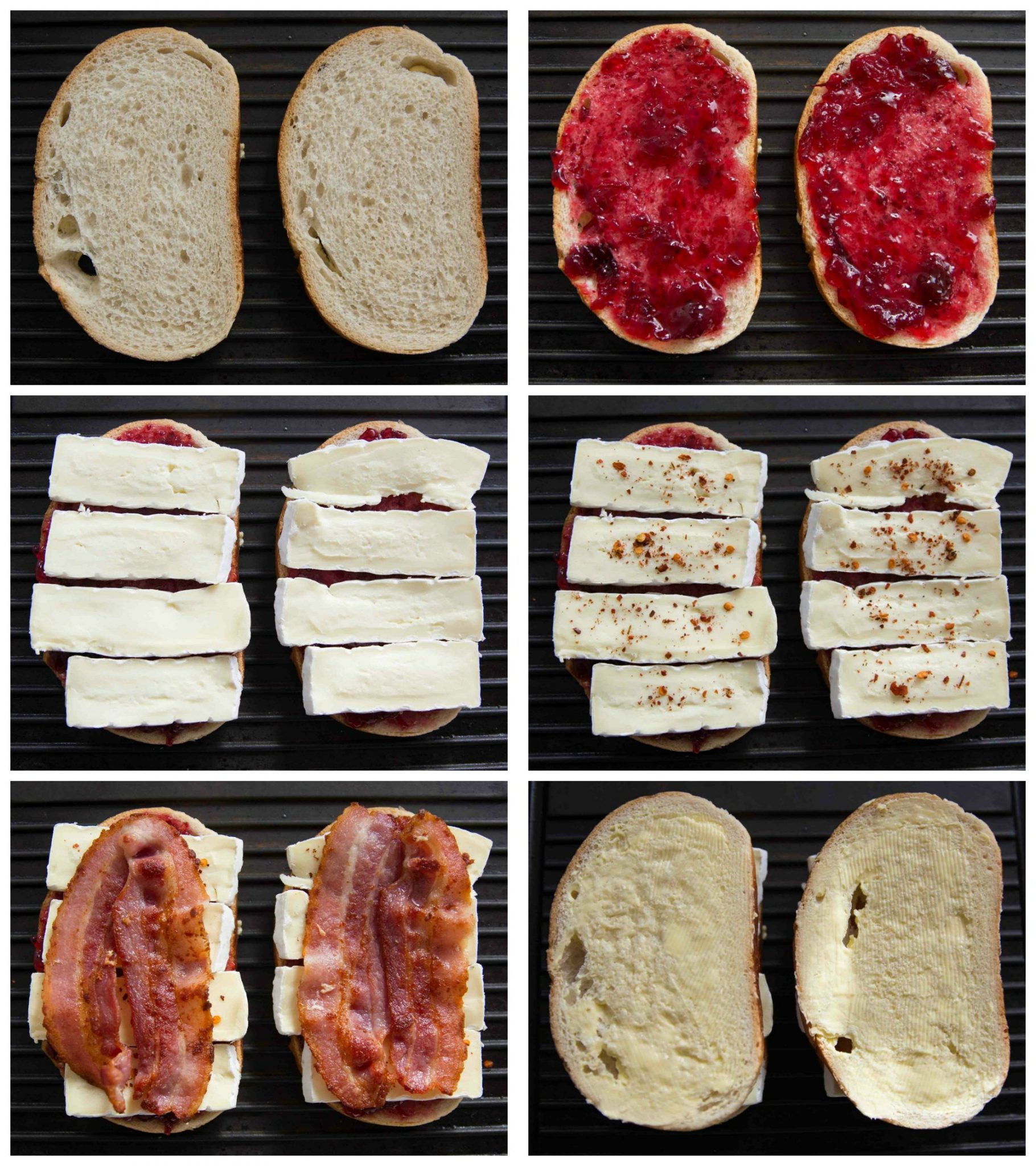 Cranberry Bacon Brie Grilled Cheese Sandwich Don't Go Bacon My Heart