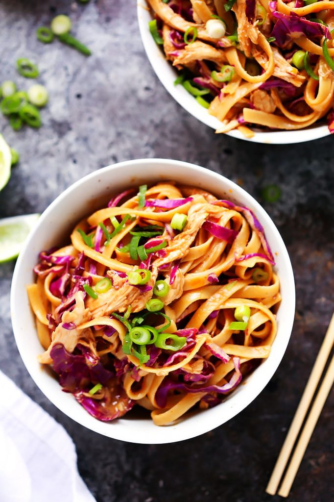 20-minute-dinner-recipes-sesame-chicken-noodle-bowls