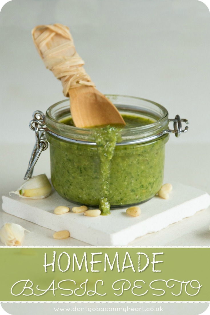 Making your own fresh homemade pesto couldn't be more simple. Here I'll show you exactly how to make basil pesto in the tastiest way possible #basil #pesto #basilpesto | www.dontgobaconmyheart.co.uk