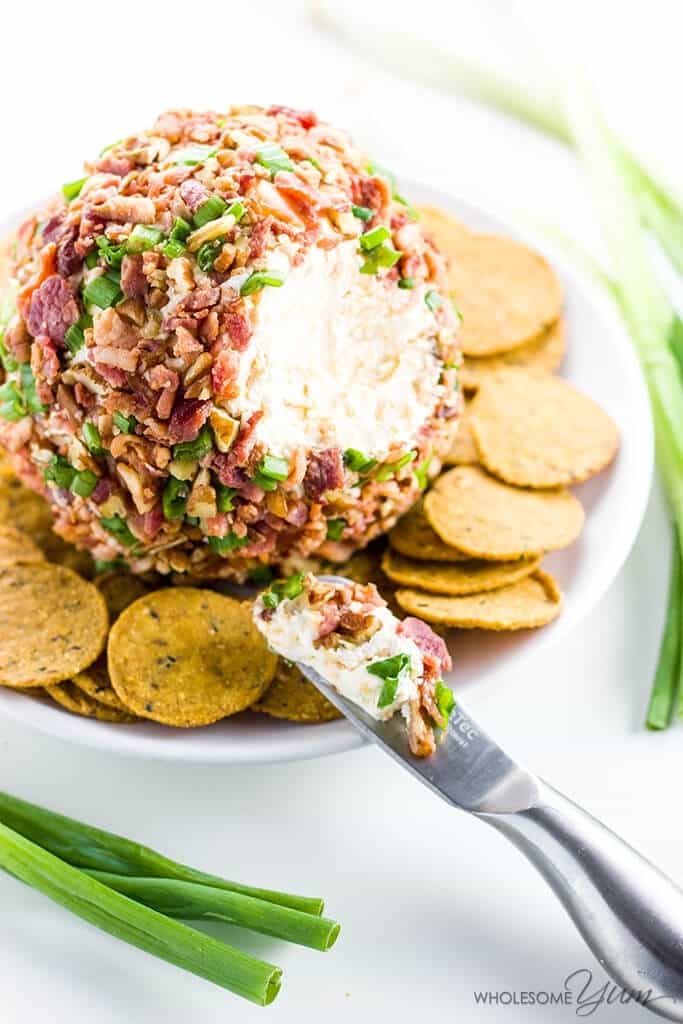 Easy Bacon Appetizers - Easy Cheese Ball with Bacon