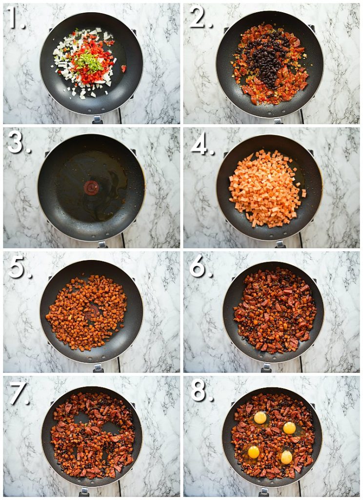 How to make Sweet Potato Breakfast Hash - 8 step by step photos