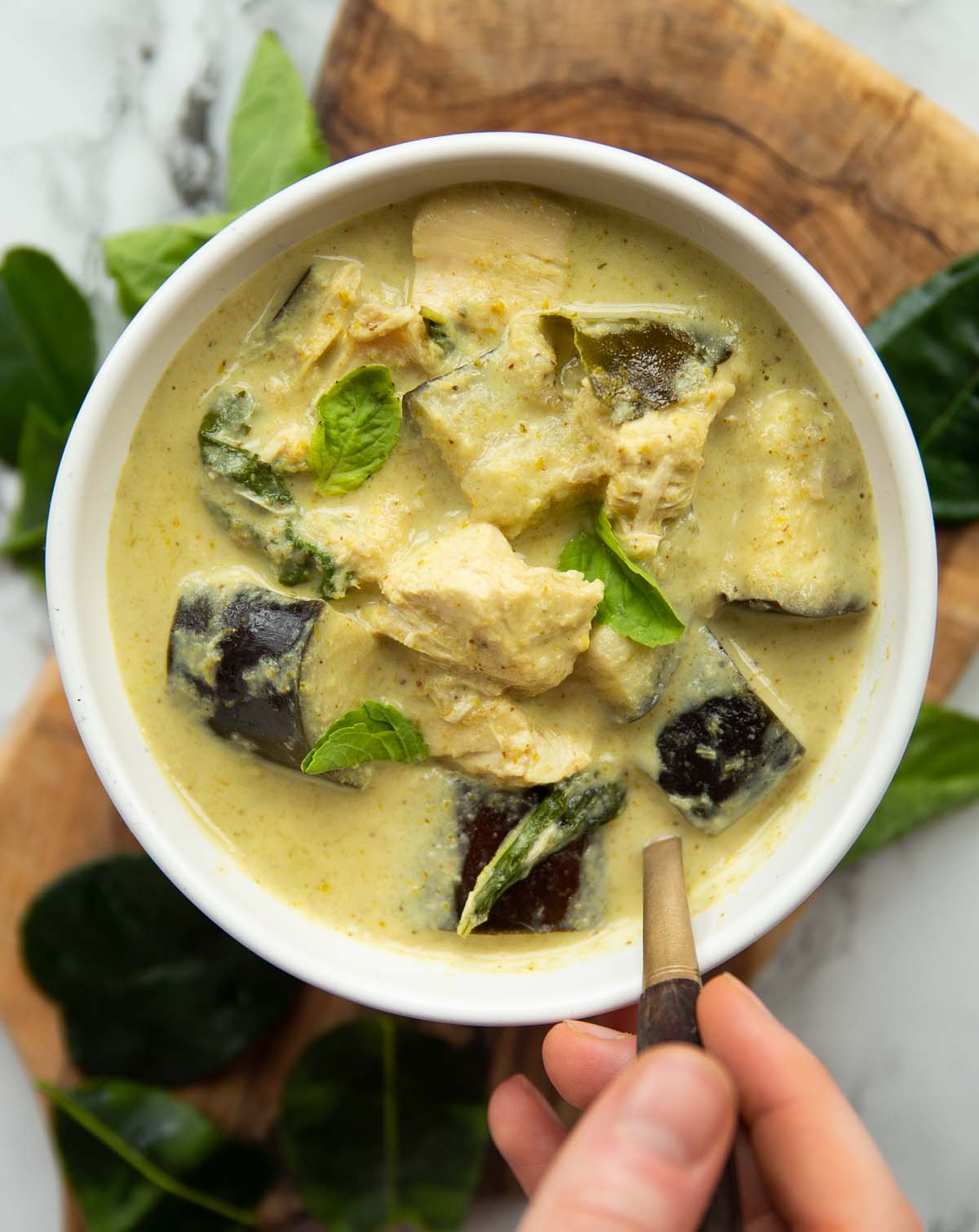 Leftover Turkey (or Chicken) Thai Green Curry via Don’t Go Bacon My Heart