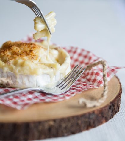 Baked Camembert Mac and Cheese