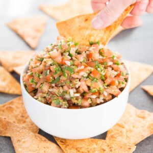Homemade Fresh Salsa Dip