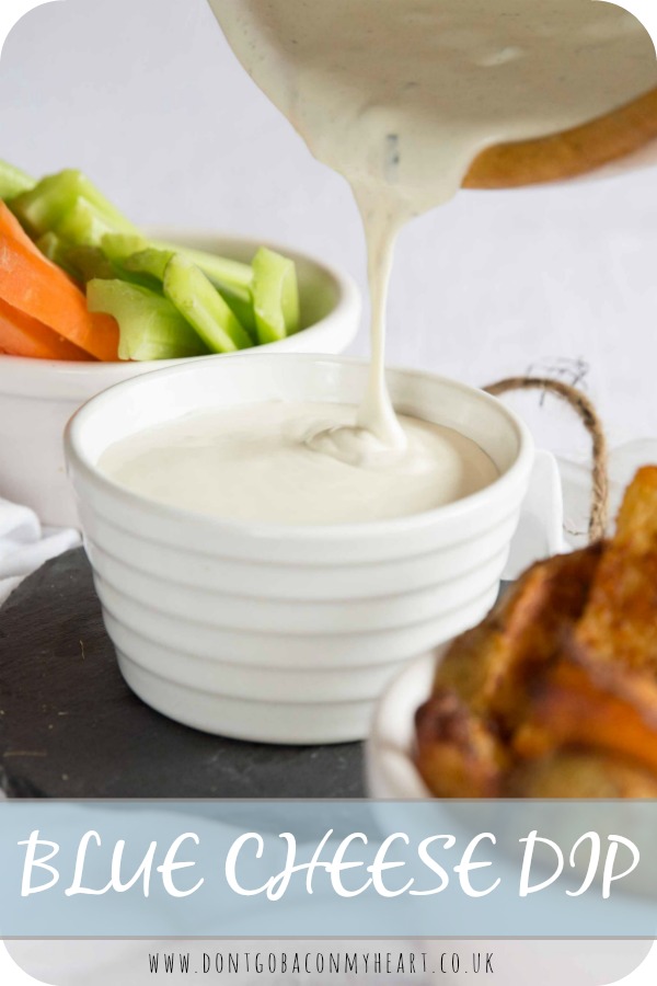 Blue Cheese Dip Recipe Pin
