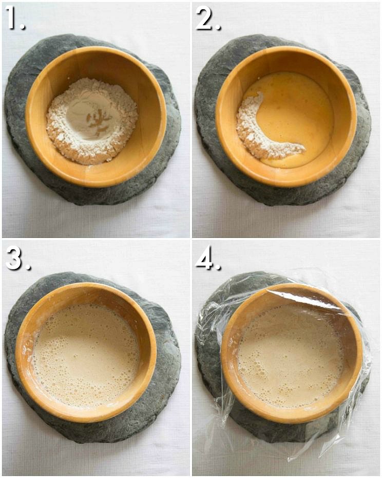 How to make Toad in the Hole Batter - 4 step by step photos