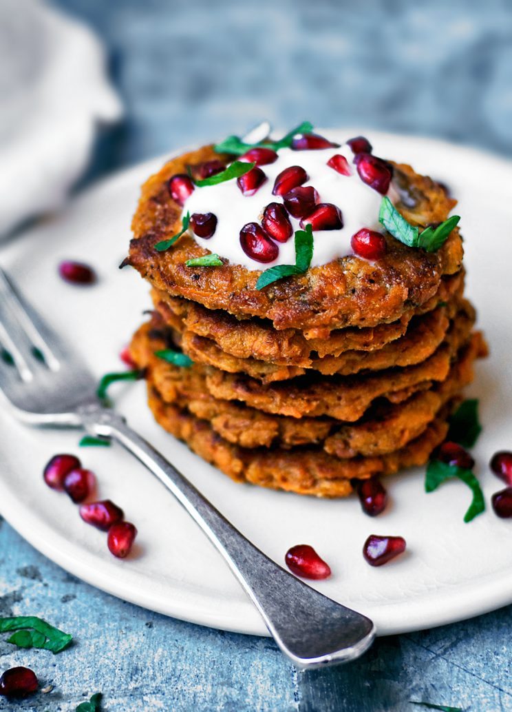 Savory Breakfast Ideas - Spicy Sweet Potato Pancakes