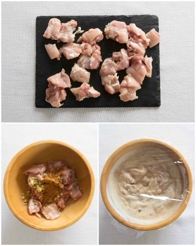 how to marinate coronation chicken - 3 step by step photos