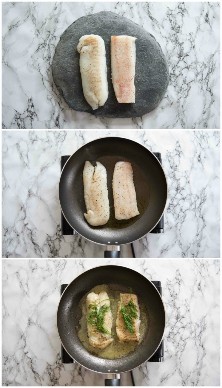 How to pan fry cod - guidance photos