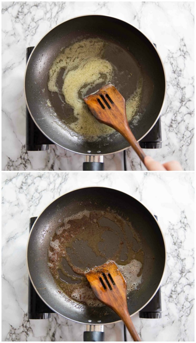 How to make browned butter sauce guidance photos