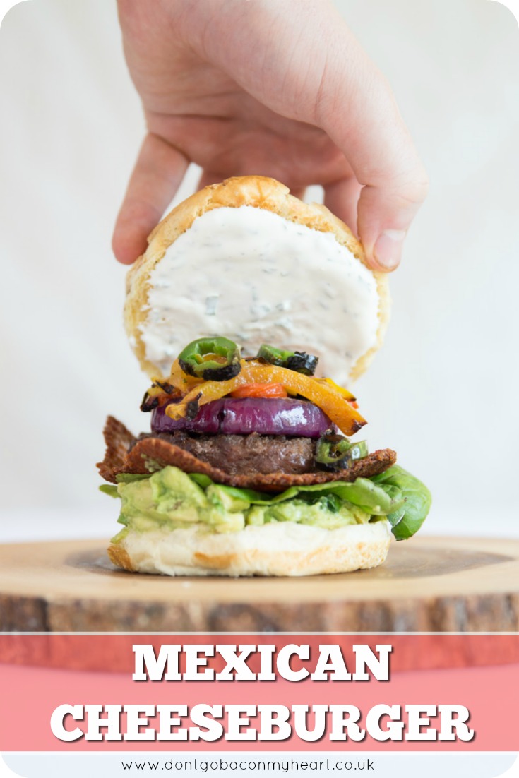 It's time to whack out the BBQ and create the most incredible burger imaginable. This Mighty Mexican Cheeseburger is the definition of winning at summer! #ad #summer #bbq #burger #mexican #cheeseburger #cheese | www.dontgobaconmyheart.co.uk