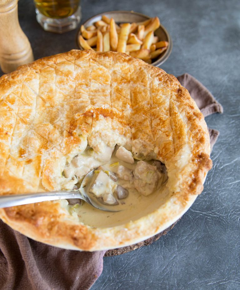 Chicken, Leek and Mushroom Pie | Don't Go Bacon My Heart