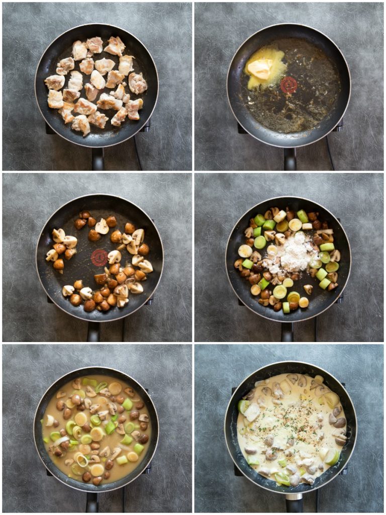 Chicken, Leek and Mushroom Pie | Don't Go Bacon My Heart