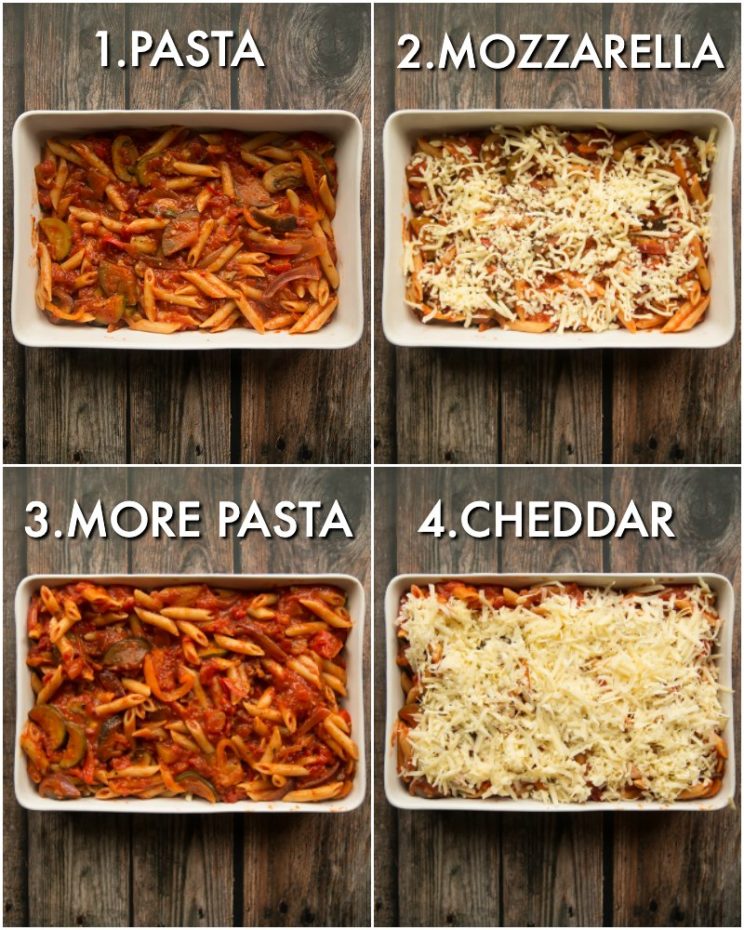 How to Bake Vegetable Pasta Bake