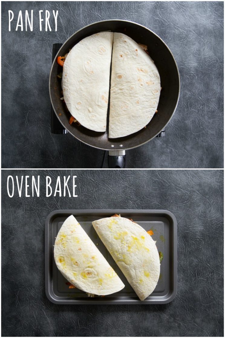 How to cook quesadillas - 2 step by step photos