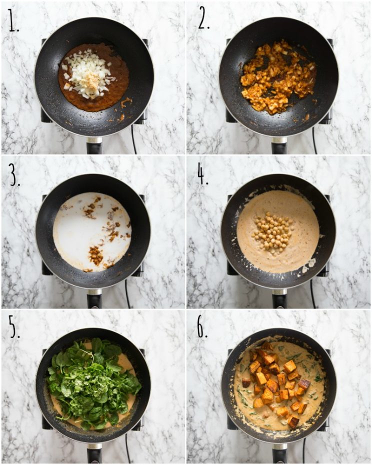 How to make Sweet Potato Curry - step by step