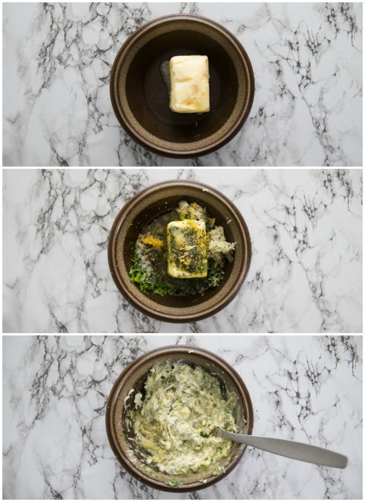 How to make Garlic Herb Butter - step by step