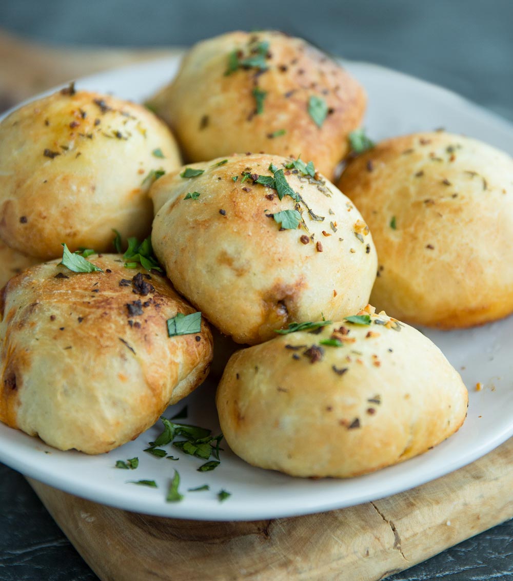 Leftover Chilli Stuffed Garlic Dough Balls Don't Go Bacon My Heart