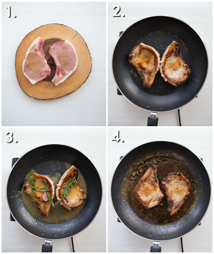 How to make Honey Garlic Pork Chops - 4 step by step photos