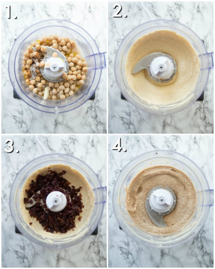 How to make Caramelized Onion Hummus - 4 step by step photos