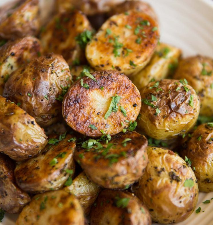 Crispy Oven Roasted Potatoes – The Mushroom Den