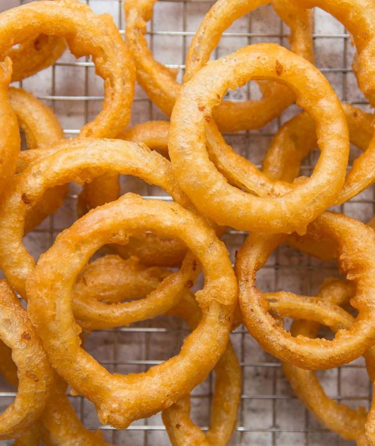 Crunchy Baked Onion Rings Recipe (Vegan) - Shane & Simple