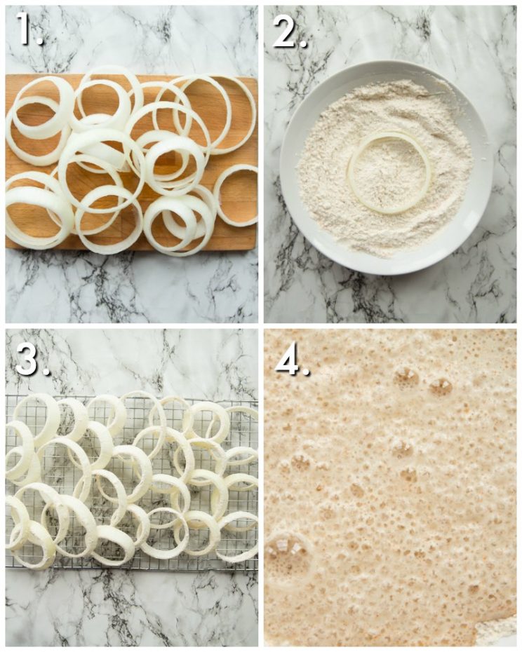 How to make Beer Battered Onion Rings part 2 - 4 step by step photos