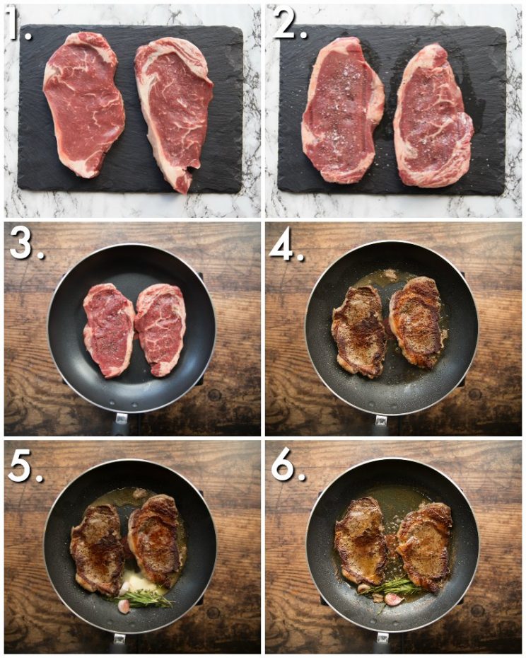 How to cook the perfect steak - 6 step by step photos