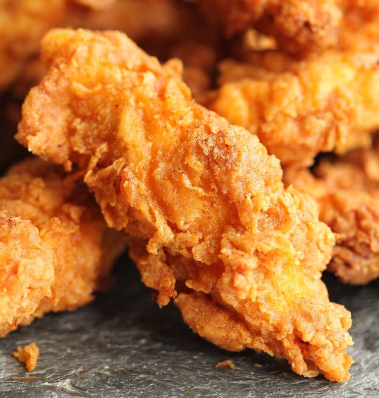 Spicy Fried Chicken Tenders Don't Go Bacon My Heart