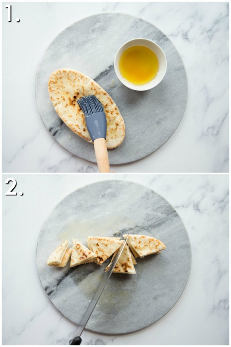 How to make pita chips - 2 step by step photos