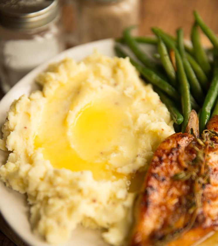 Mustard discount mashed potatoes