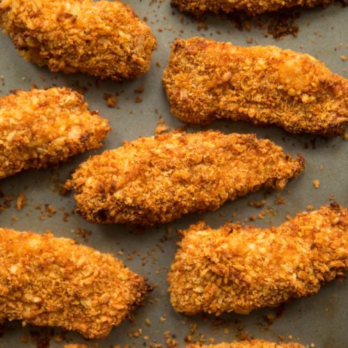 The BEST Crispy Baked Chicken Nuggets