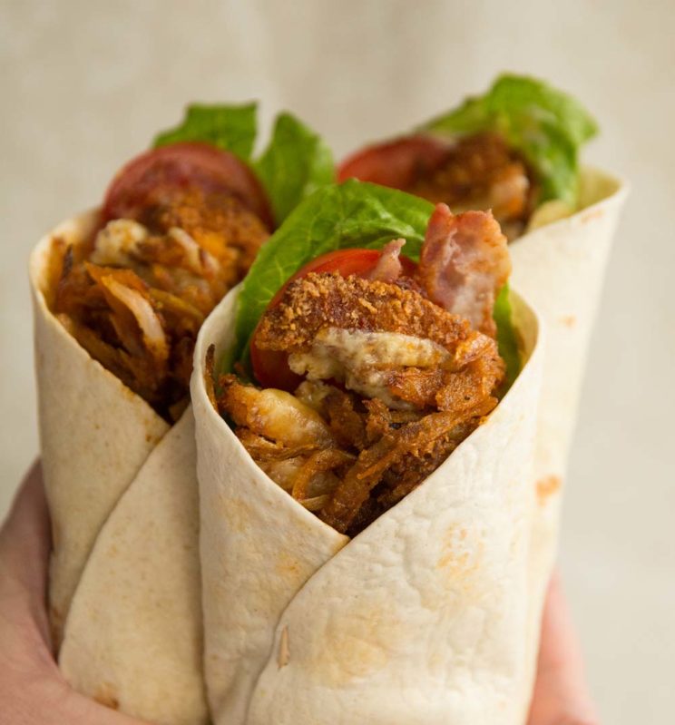 Easy Homemade BBQ Chicken Wrap Recipe 2023 - AtOnce