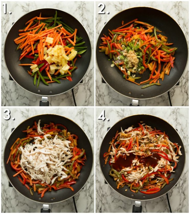 How to make Sweet and Sour Chicken - 4 step by step photos