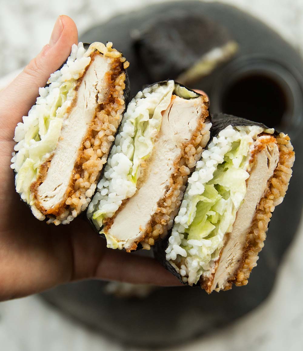 Chicken Katsu Sushi Sandwiches Don't Go Bacon My Heart