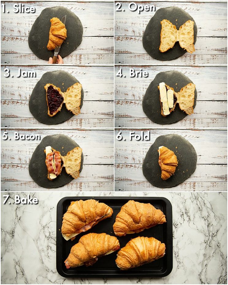 How to make filled croissants - 7 step by step photos