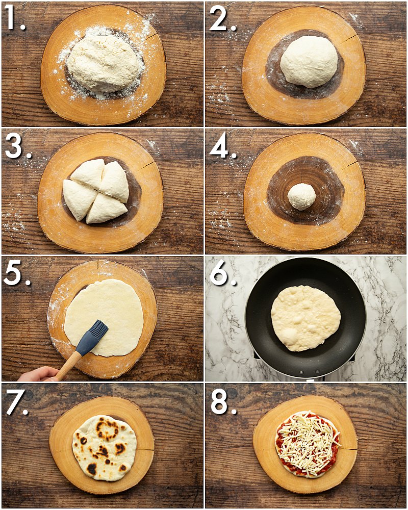 Flatbread Pizzas (3 Ingredient Homemade Flatbread + Topping Ideas!)