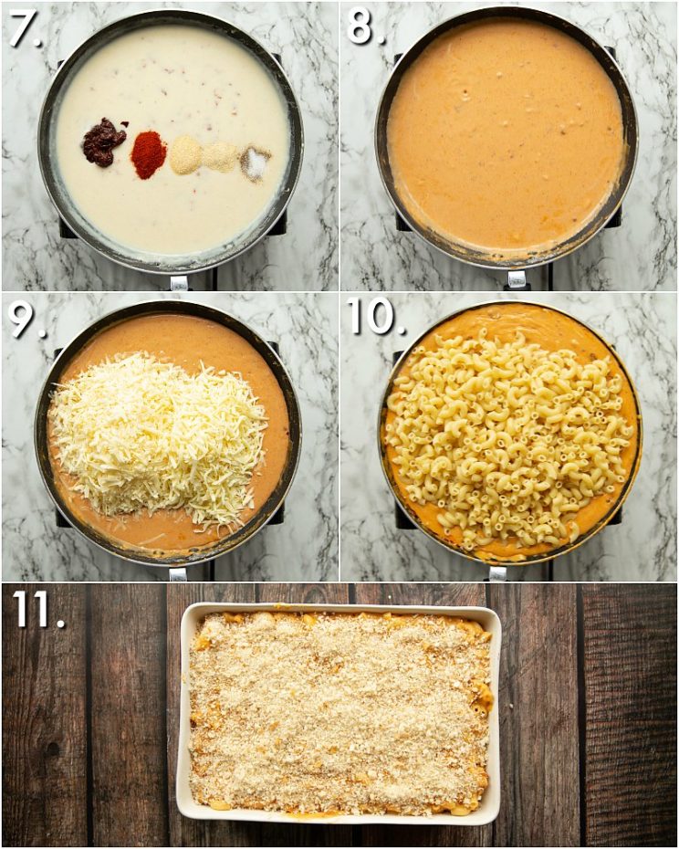 How to bake chipotle mac and cheese - 5 step by step photos