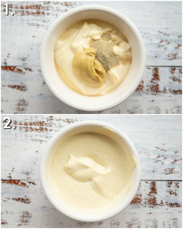 How to make mustard mayo - 2 step by step photos 