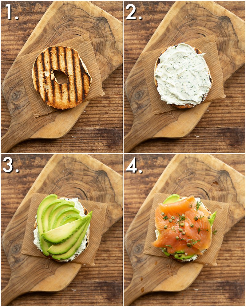 Smoked Salmon Bagels Don't Go Bacon My Heart