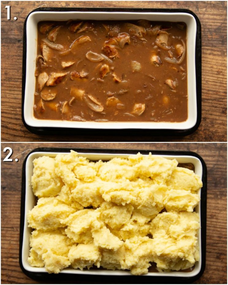 How to make sausage pie - 2 step by step photos