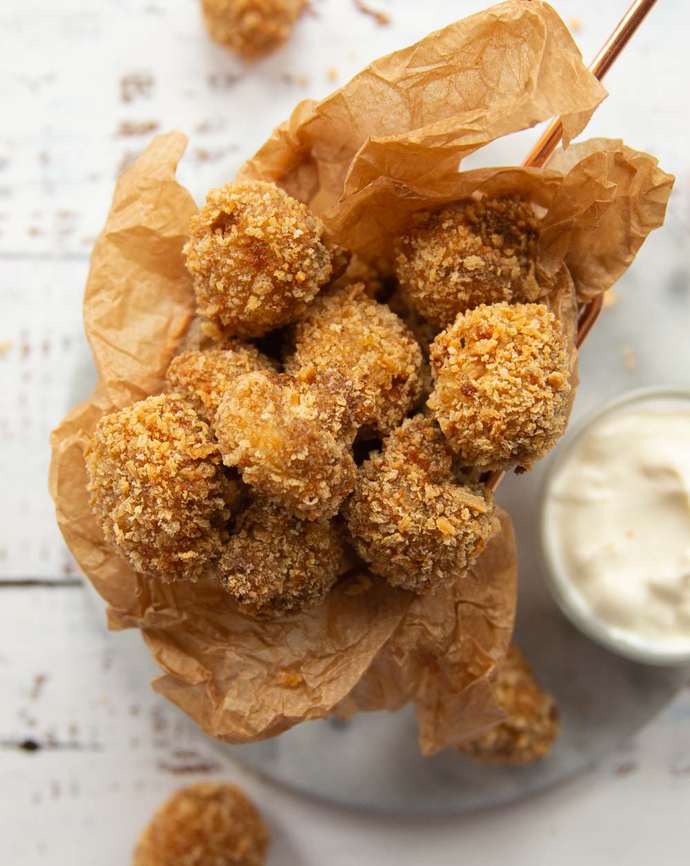 Deep Fried Breaded Mushrooms Don't Go Bacon My Heart