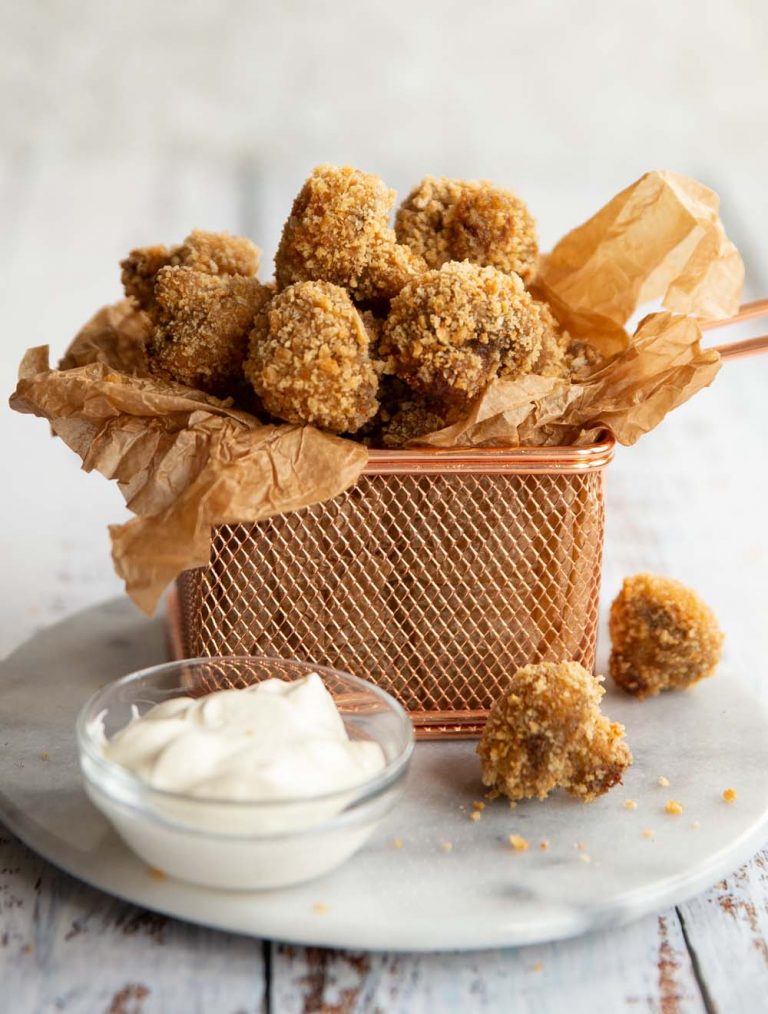 Deep Fried Breaded Mushrooms Don't Go Bacon My Heart