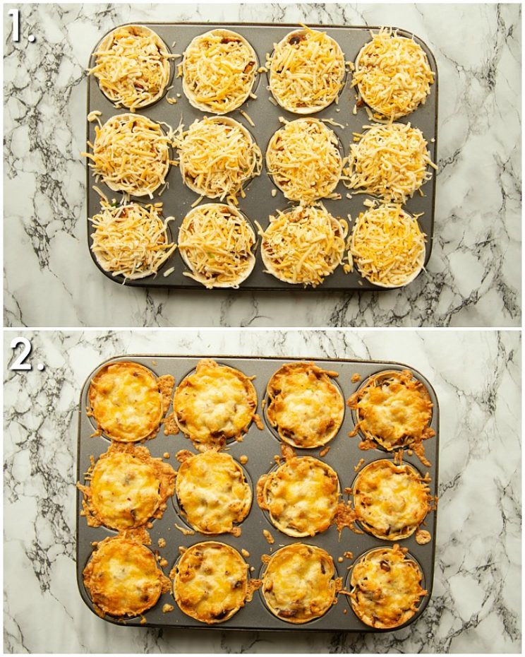 How to bake mini burritos - 2 step by step photos