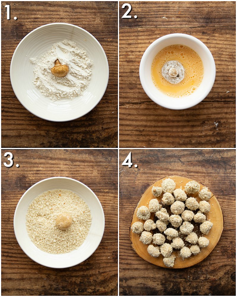 Deep Fried Breaded Mushrooms Don't Go Bacon My Heart