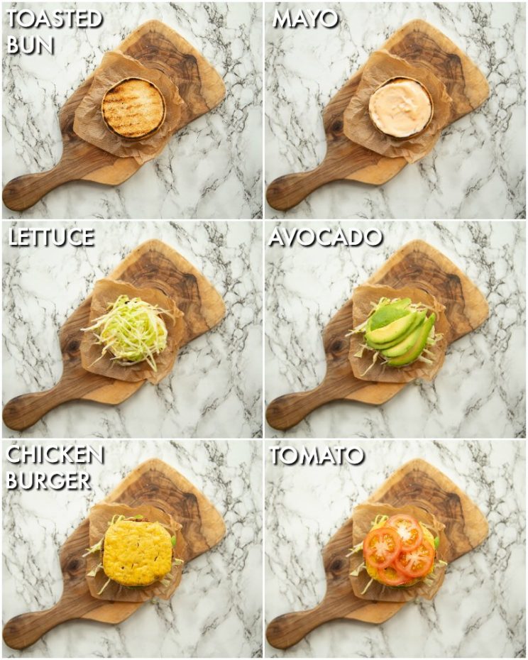 How to make chicken burgers - 6 step by step photos