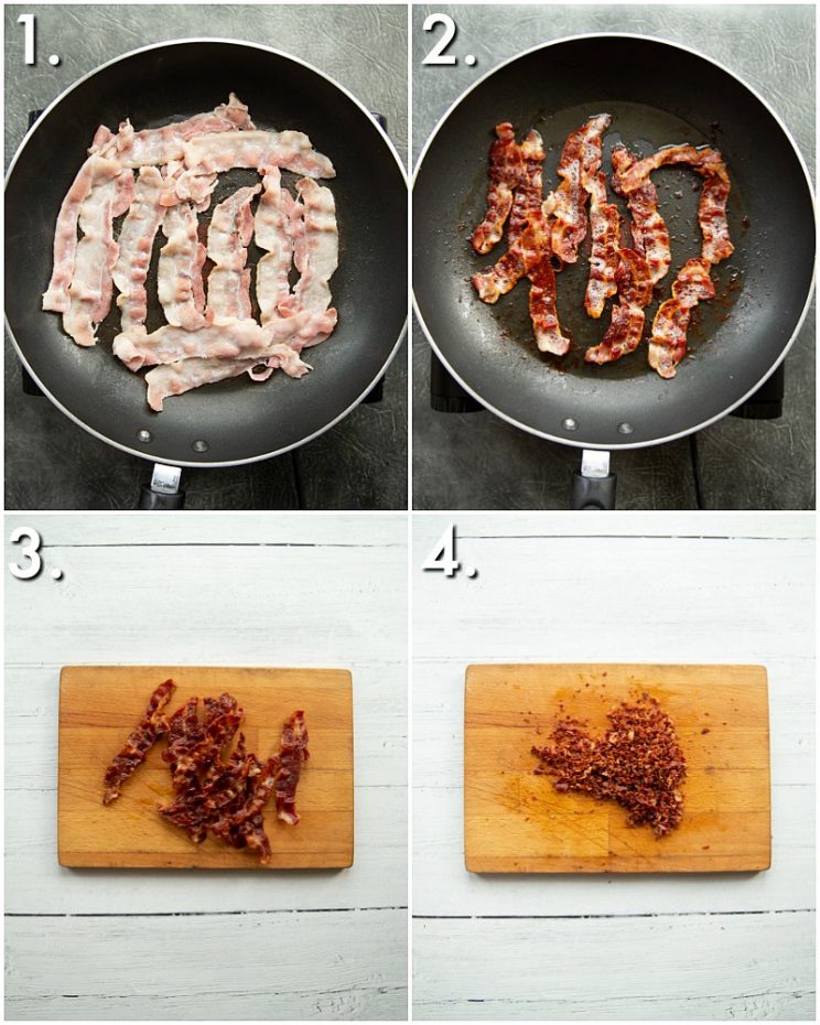 How to make crispy bacon - 4 step by step photos