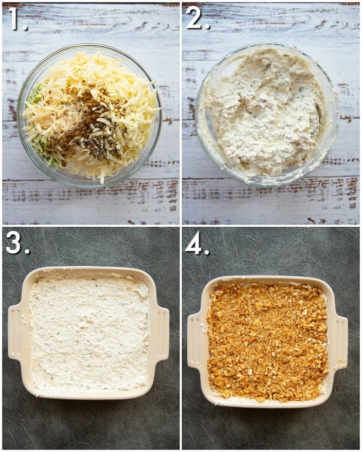 How to make jalapeño popper dip - 4 step by step photos