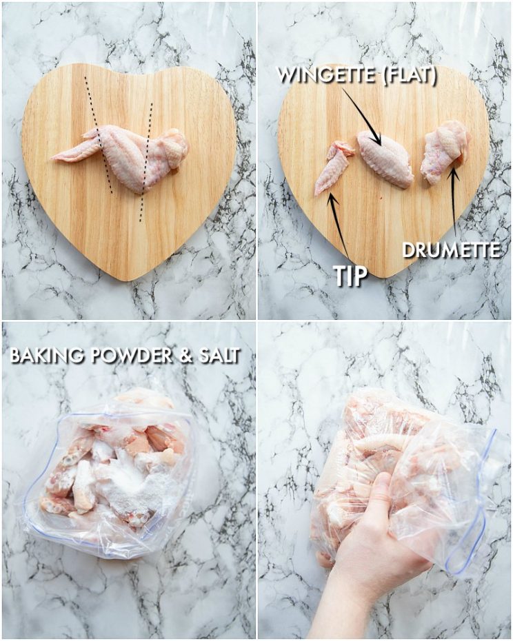 How to prepare chicken wings - 4 step by step photos